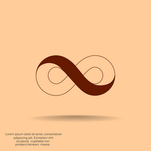 简单无限符号照片