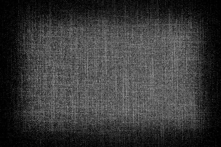 黑色的细麻布纹理或背景和阴影插画