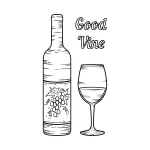 嘟嘟酒用酒上白色孤立的轮廓嘟嘟酒杯照片