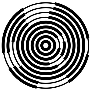 随机圆环形元素照片