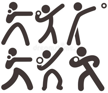 手捧干辣椒的人的裁剪铅球铅球铁饼铁锤和标枪铅球运动员田径矢量背景