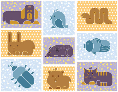 水族馆 毛皮 龙猫 水蟒 卡通 惯性导航系统 动物 艺术