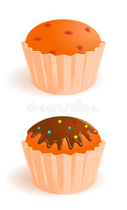 设想 蛋糕 周年纪念日 艺术 饼干 偶像 糖果 樱桃 插图