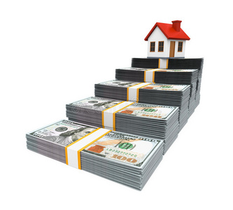 插图 现金 价格 纸张 房子 生长 购买 住房 银行 银行业