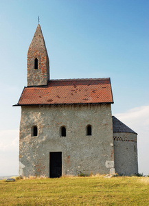 小教堂 国家 风景 自然 宗教 领域 傍晚 信仰 修道院