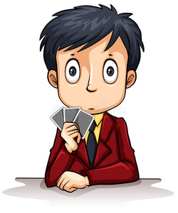 无缝背景喜欢打牌赌徒标志.