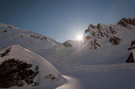 冬季山地景观