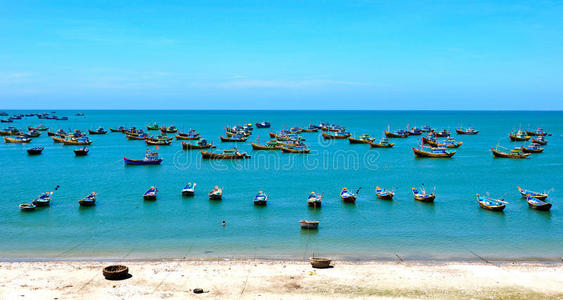 浮动 渔夫 工艺 亚洲 农业 风景 沿着 国家的 渔业 皮艇
