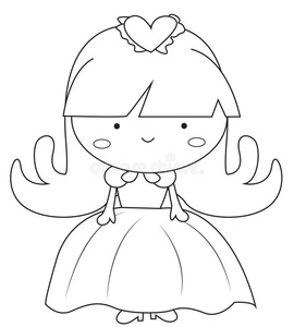 小孩裙子怎么画图片