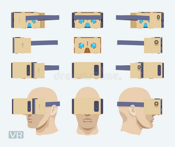 纸板虚拟现实耳机