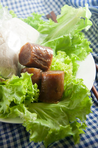 文化 食物 皮肤 石灰 草本植物 猪肉 健康 混合 开胃菜