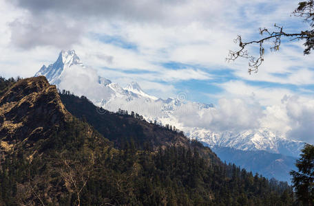 全景 公司 岩石 自然 风景 情景 公园 喜马拉雅山脉 徒步旅行