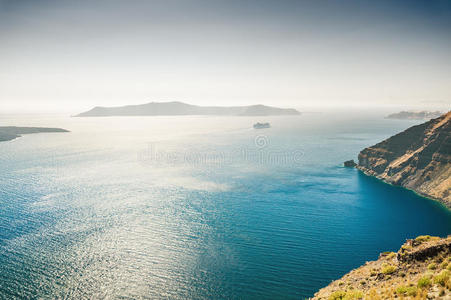 美丽的海景和岛屿