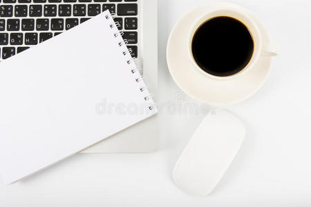 文件 笔记 工作 咖啡 笔记本 笔记本电脑 杯子 消息 空的