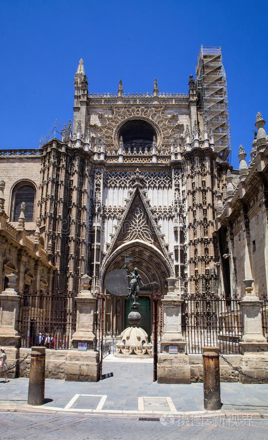 西班牙 外部 看见 地标 安达卢西亚 塞维利亚 建筑 大教堂