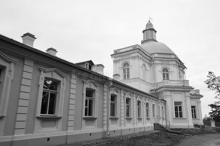 奥拉尼恩鲍姆的大门希科夫斯基宫殿。