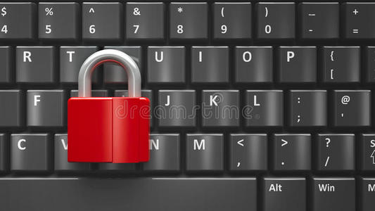 商业 隐私 保护 禁止 接近 密码 通信 金属 网络 挂锁