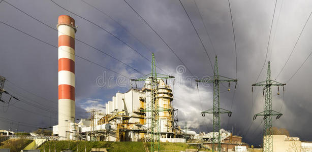 污染 行业 运输 权力 天空 自然 环境 波兰 烟囱 建筑