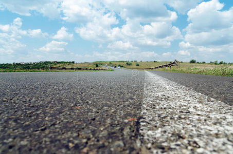 地平线 道路 自然 公司 目的地 低的 天空 国家 沥青