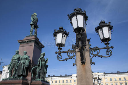 亚历山大二世纪念碑1894年，参议院广场，赫尔辛基