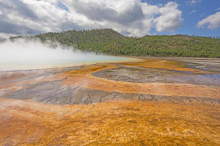 地质学 黄石公园 国家的 蒸汽 美国人 中途 火山作用 地区