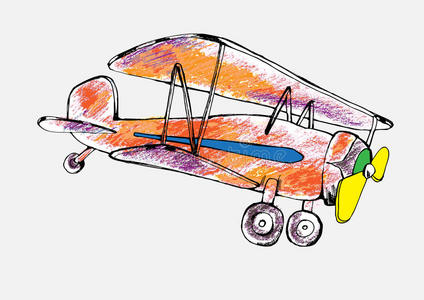 螺旋桨 飞机 轮廓 天空 船体 绘画 旅行 铅笔 卡通 航空