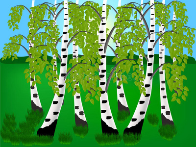 桦插画-桦手绘-桦卡通图-摄图新视界