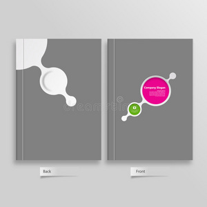 封面书数字设计最小风格模板可用于电子书封面电子杂志封面