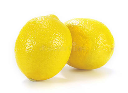 柠檬白底