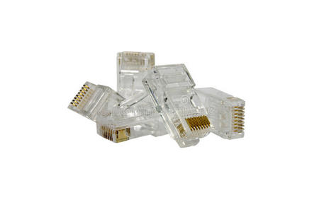 塑料 电缆 特写镜头 插头 连接器 网络 局域网 连接 计算机