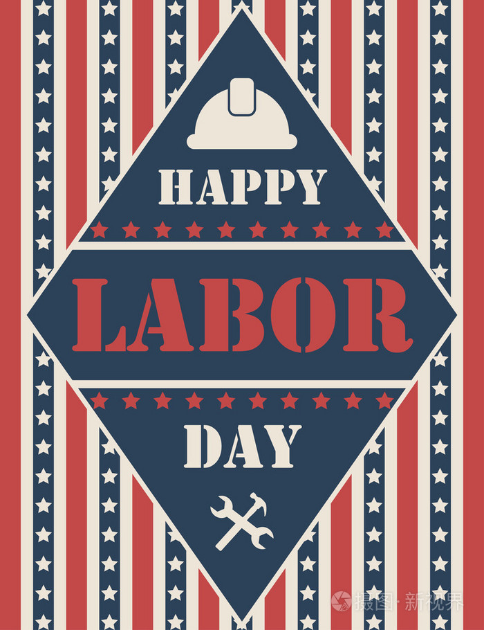 美国劳动节海报设计