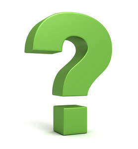 问号概念 3d 图照片