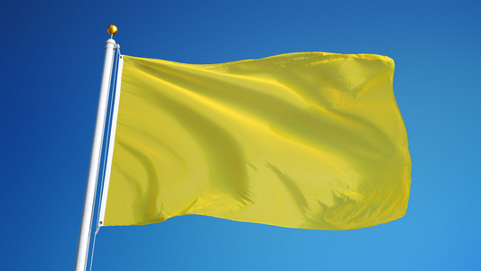 黄色旗帜图片