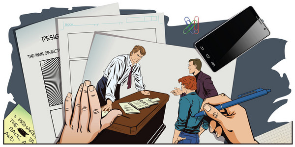 卡通招聘海报图片