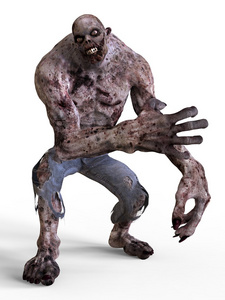 东京食尸图3d 插图僵尸怪物照片