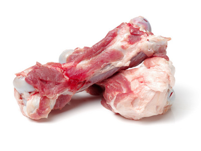 猪骨用于烹调照片