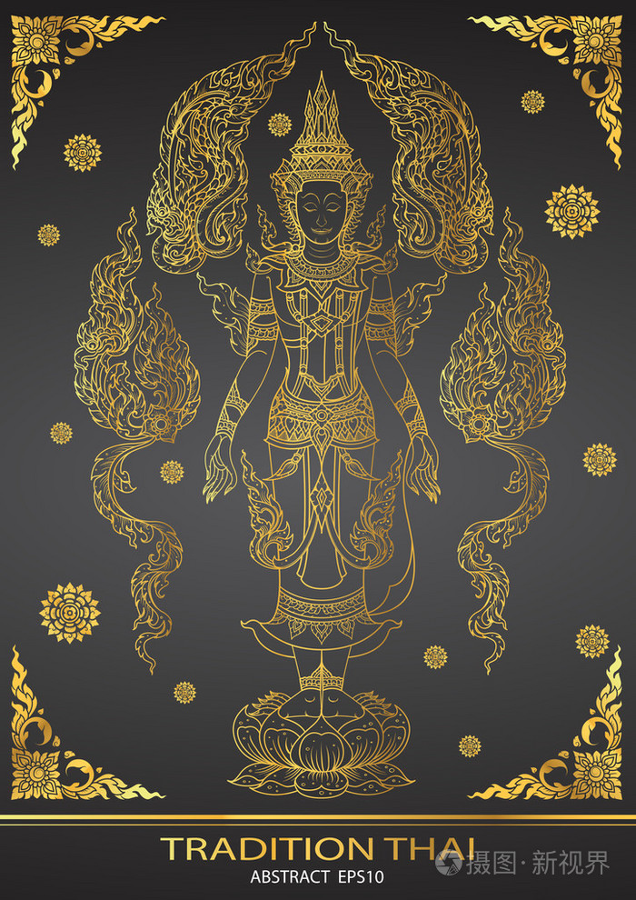 泰国传统佛珠宝设置