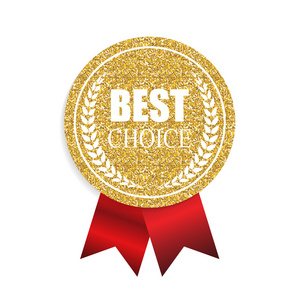 艺术金奖图标标志第一名矢量图