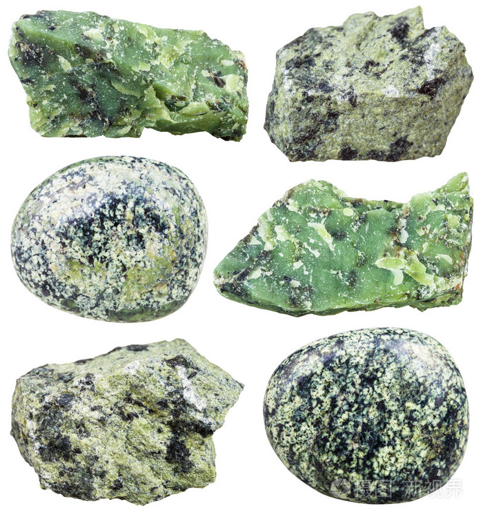 标本的蛇纹石蛇纹石