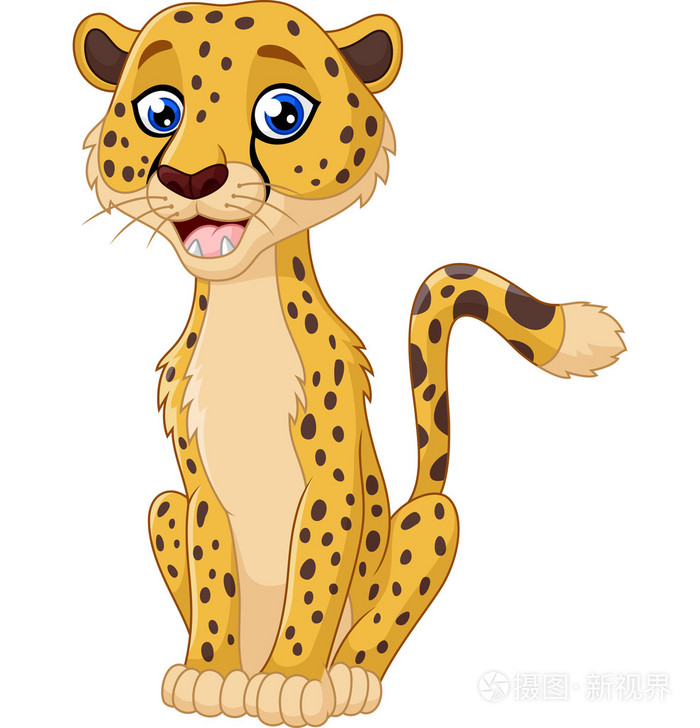 卡通搞笑猎豹