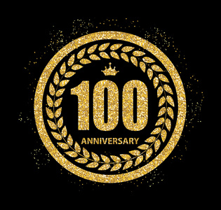 模板 logo 100 年周年矢量图照片