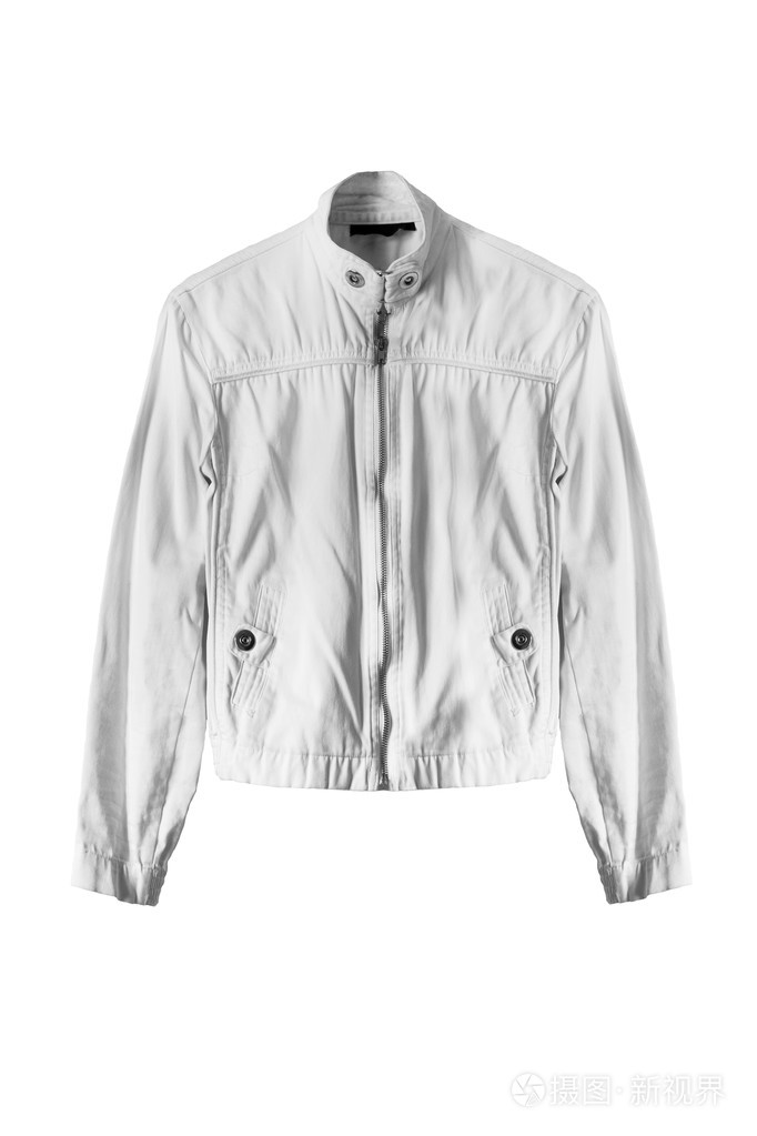 分离出的白色夹克