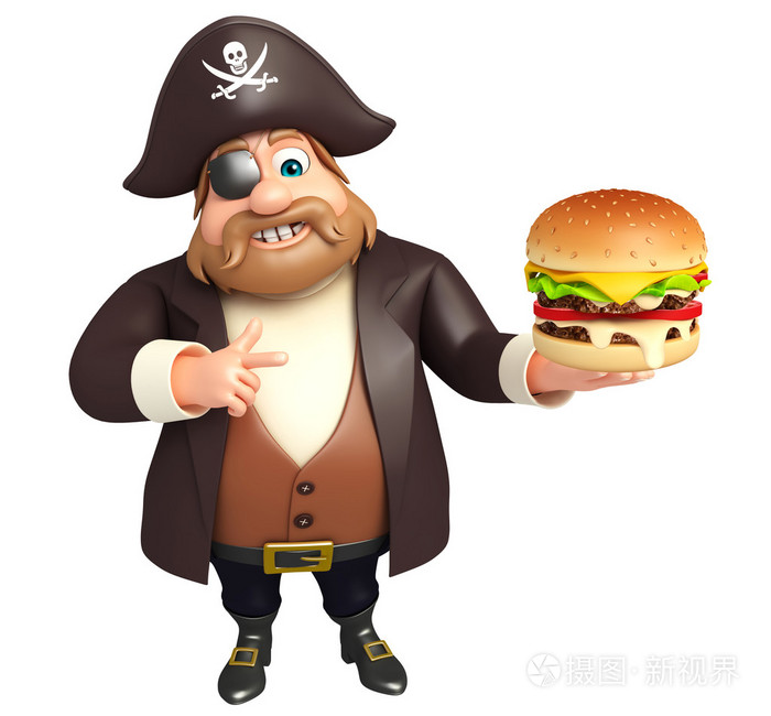 海盗与汉堡