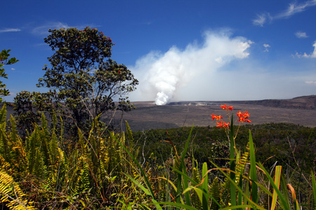 美国火山夏威夷火山国家公园,美国照片