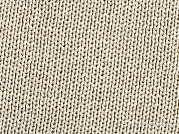 米色针织面料特写有用的背景
