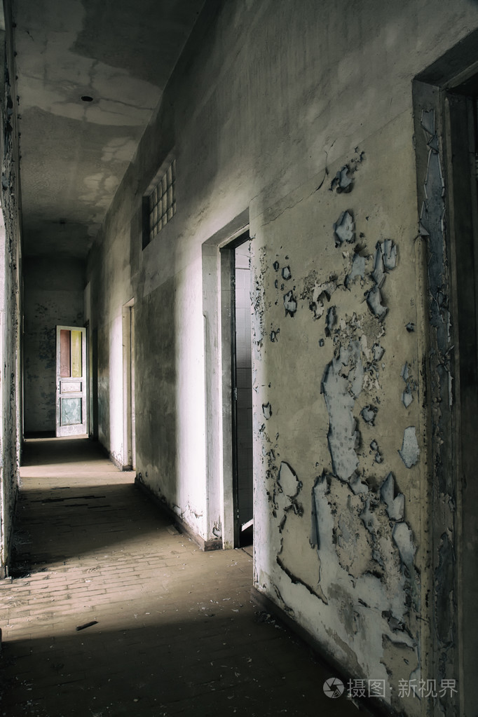 在巴西的废弃的精神病院