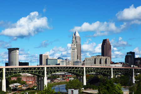 克利夫兰市中心夜景