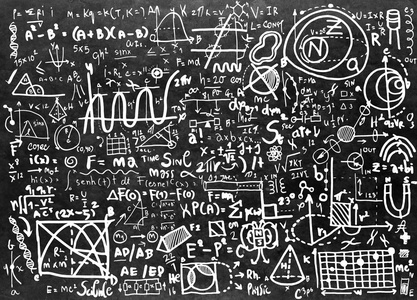 物理公式,并对学校董事会的现象.手绘 il照片