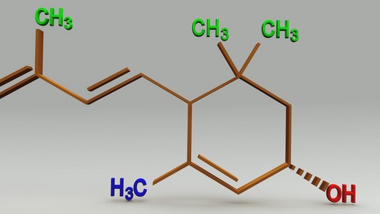 叶黄素色素结构图片