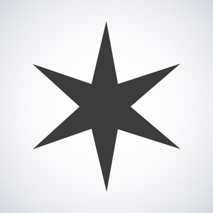 立体六角星图片